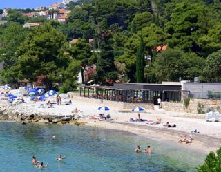 strand aan hotel Dubrovnik