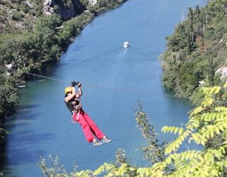 zipline in Omis