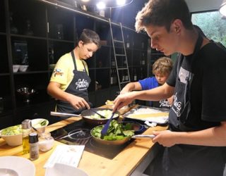 Kookworkshop voor kinderen: kinderen aan het koken