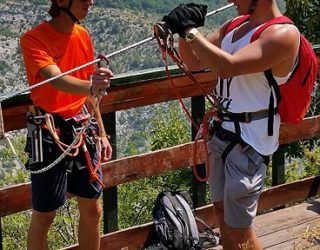 zipline in Omis