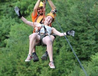 zipline in Omis