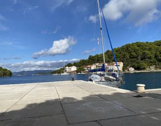 fietsen met kinderen in Mljet