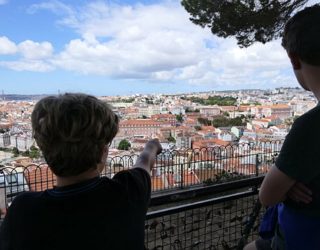 Uitzicht over de stad van Lissabon
