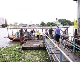 Met de fiets door Bangkok