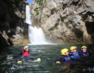 Canyoning met kinderen