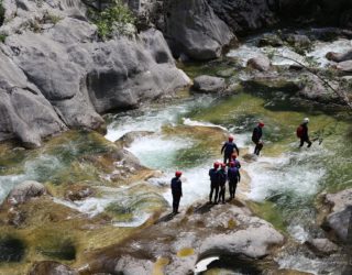 Canyoning met kinderen