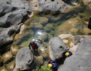 Canyoning met kinderen