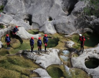 Canyoning met kinderen