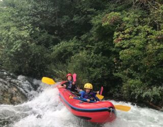 Raften in Omis met kinderen