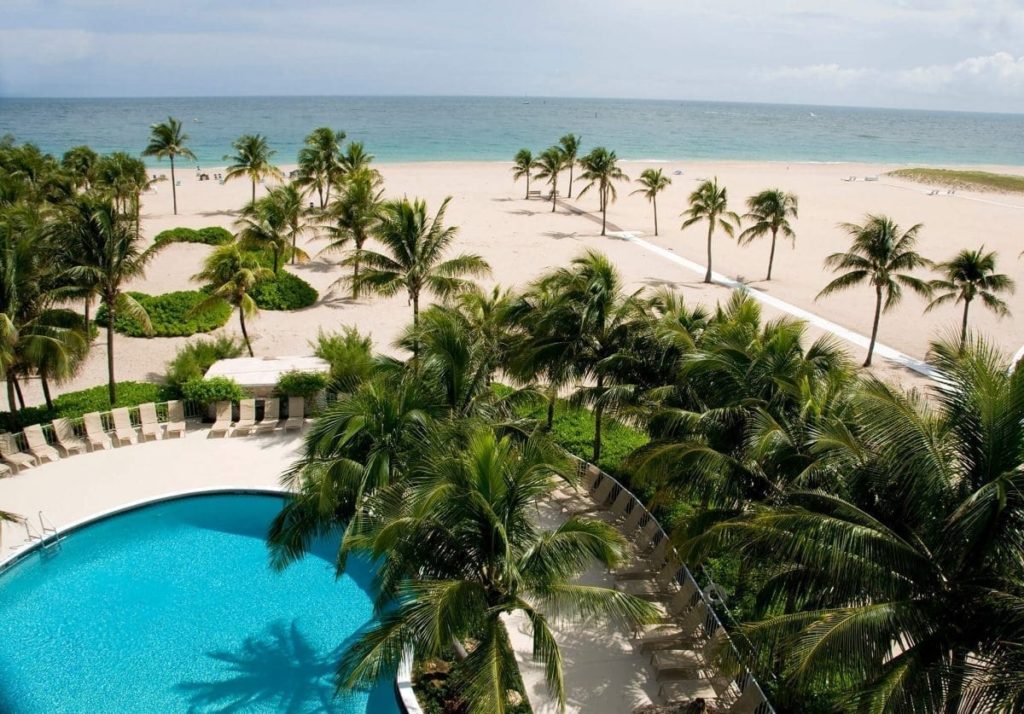 Fort Lauderdale hotel; zwembad en strand
