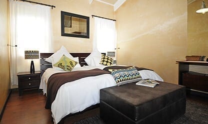 lodge in Hermanus: kamer