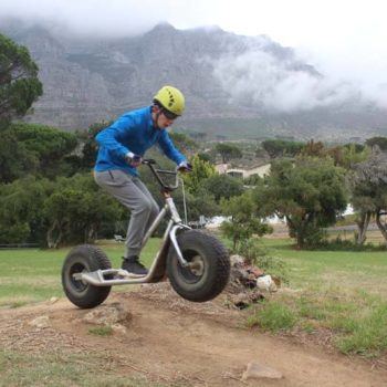 Met supersteps van de Tafelberg