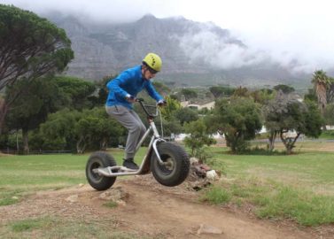 Met supersteps van de Tafelberg