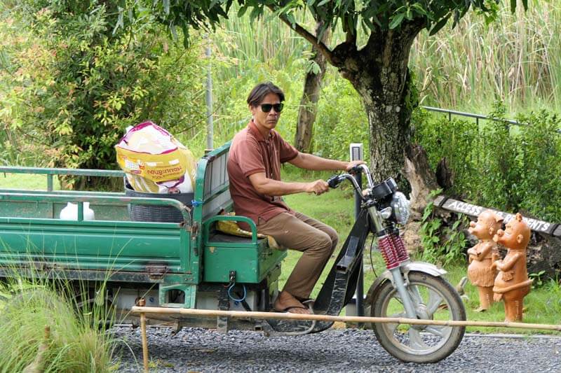 Khao Yai hotel: motorfiets