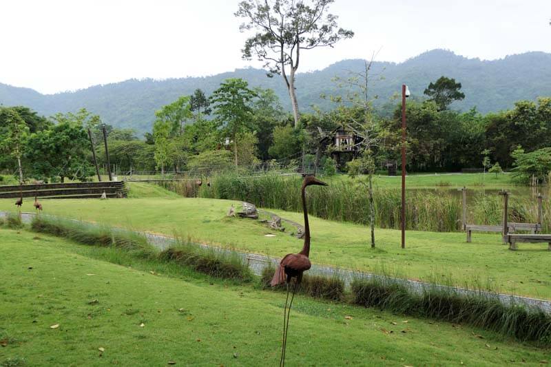 Khao Yai hotel: tuin