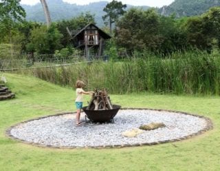 Khao Yai hotel: vuurkorf