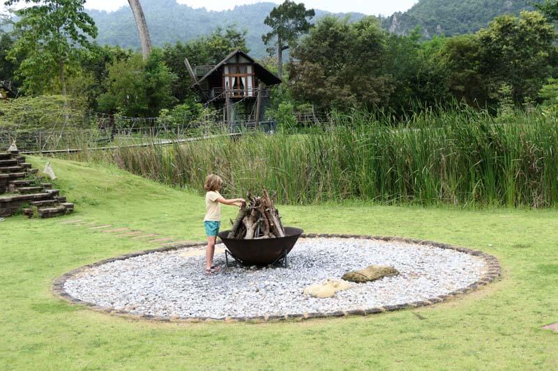 Khao Yai hotel: vuurkorf