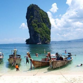 het strand van Krabi