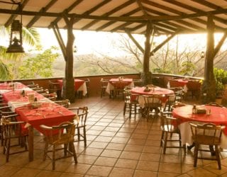 Rincon de la Vieja hotel: terras