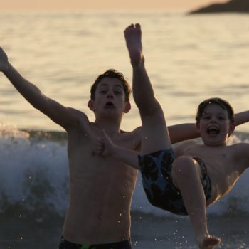 San Manuel Antonio strand met kinderen