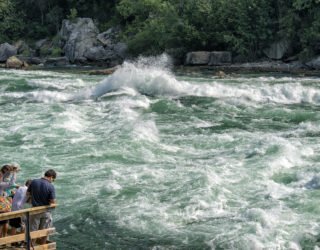 De spetterende Niagara Falls