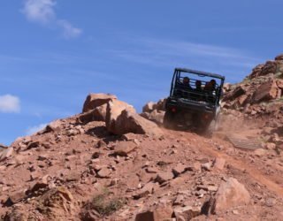 met de 4x4 door Arches National Park