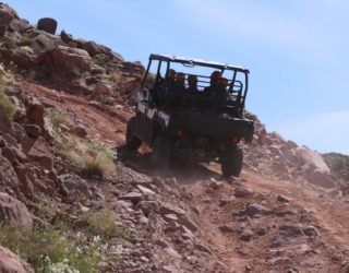 met de 4x4 door Arches National Park