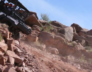 met de 4x4 door Arches National Park