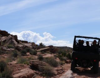 met de 4x4 door Arches National Park