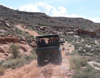 met de 4x4 door Arches National Park