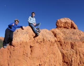 Bryce Canyon West-USA met kinderen