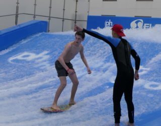 Surfen in Las Vegas met kinderen