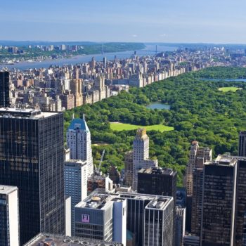 Observation Deck, New York, met kinderen