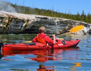 Verken Yellowstone Lake per kayak