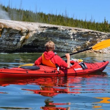 Verken Yellowstone Lake per kayak