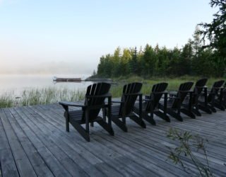 Chalet naast het meer: Canada