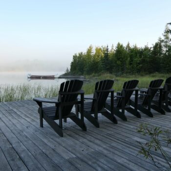 Chalet naast het meer: Canada