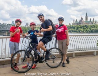 fietsen door de mooie hoofdstad Ottawa