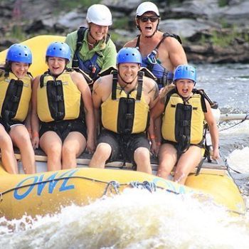 Raften op de Ottawa rivier