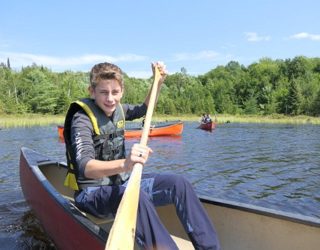 peddelen in de natuur: Canada