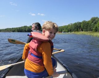 peddelen in de natuur: Canada