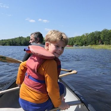 peddelen in de natuur: Canada