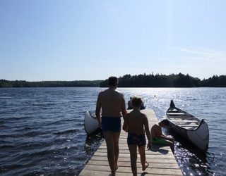 peddelen in de natuur: Canada