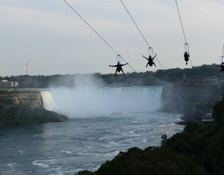 De spetterende Niagara Falls