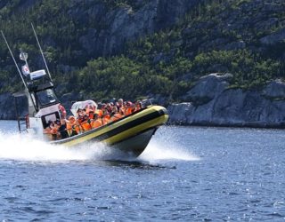 Speedboat in Canada