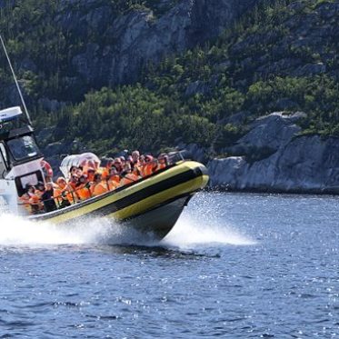 Speedboat in Canada