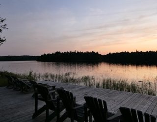 terras van de chalet: Canada