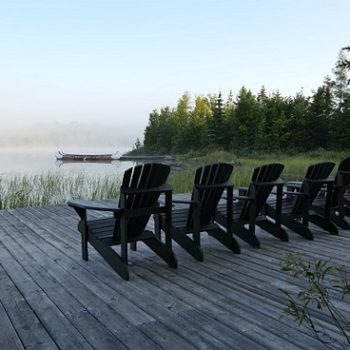 terras van de chalet: Canada