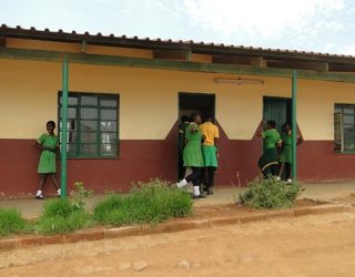 Bezoek aan een school in Swaziland