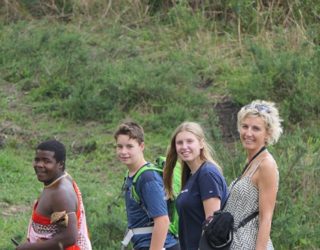 Bezoek aan een school in Swaziland